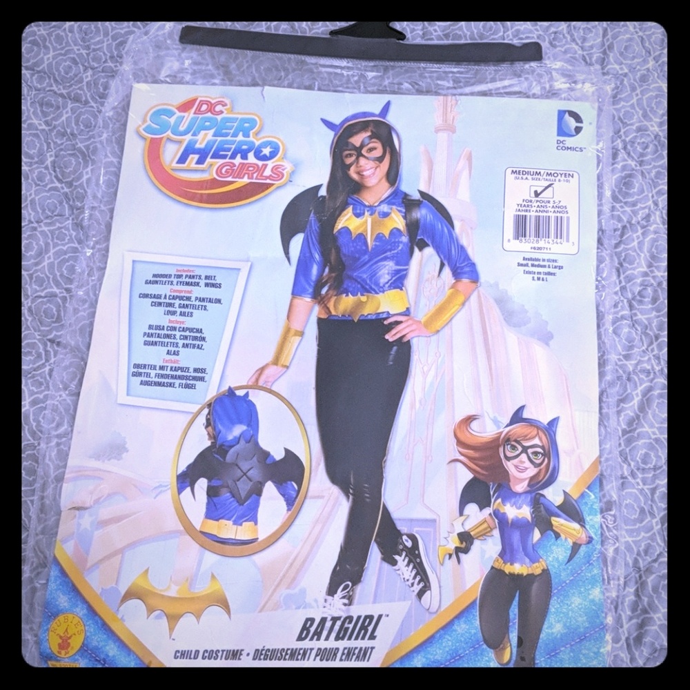 Rubies DC Super Hero Girls Batgirl Costume + shirt
